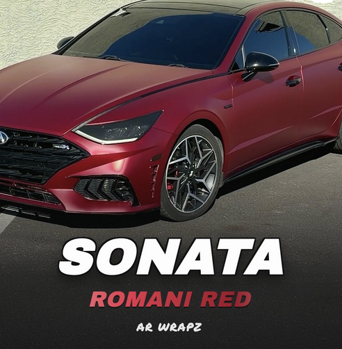 Sonata wrapped in Romani Red